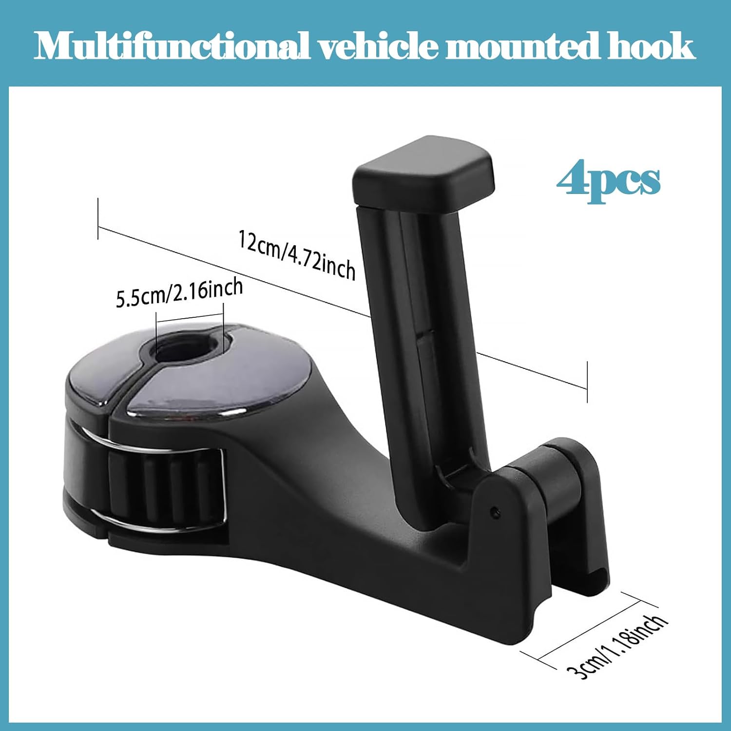 Maximize Your Car Space: KUBDPQOR Pack of 4 Headrest Hooks Review