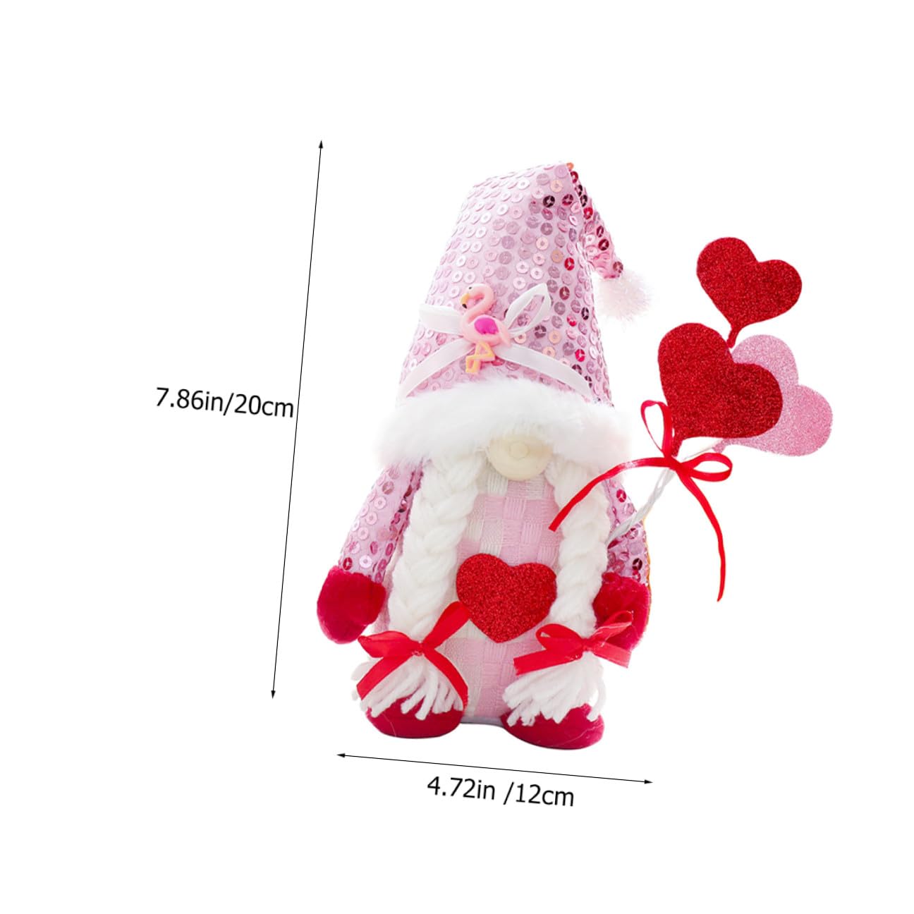 TOYANDONA 2 Pezzi Decorazione Natalizia di Bambole Nane Ornamenti Resistenti All’usura Accessori per Festa Articoli per Casa