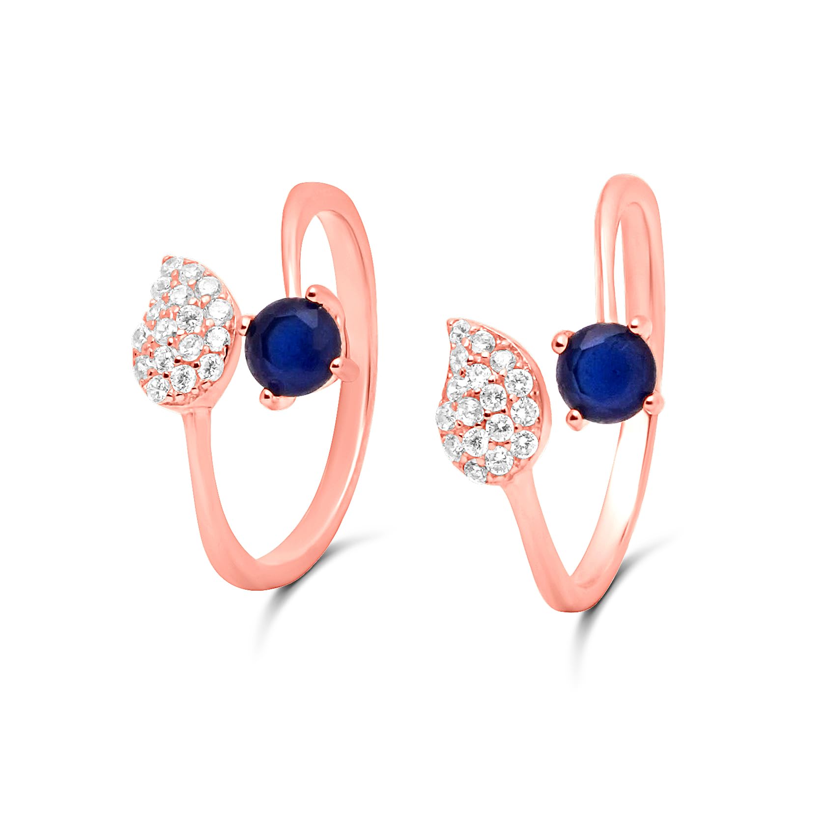 KATARIA JEWELLERS, RATLAM | Simple & Elegant Silver Toe Rings (Leg Finger Rings) in 925 Silver for Women | With 925 Authenticity Stamp | Chandi Bichiya | (Rose Gold Colour) (B0D5YWPGQ7) Amazon Price History, Amazon Price Tracker