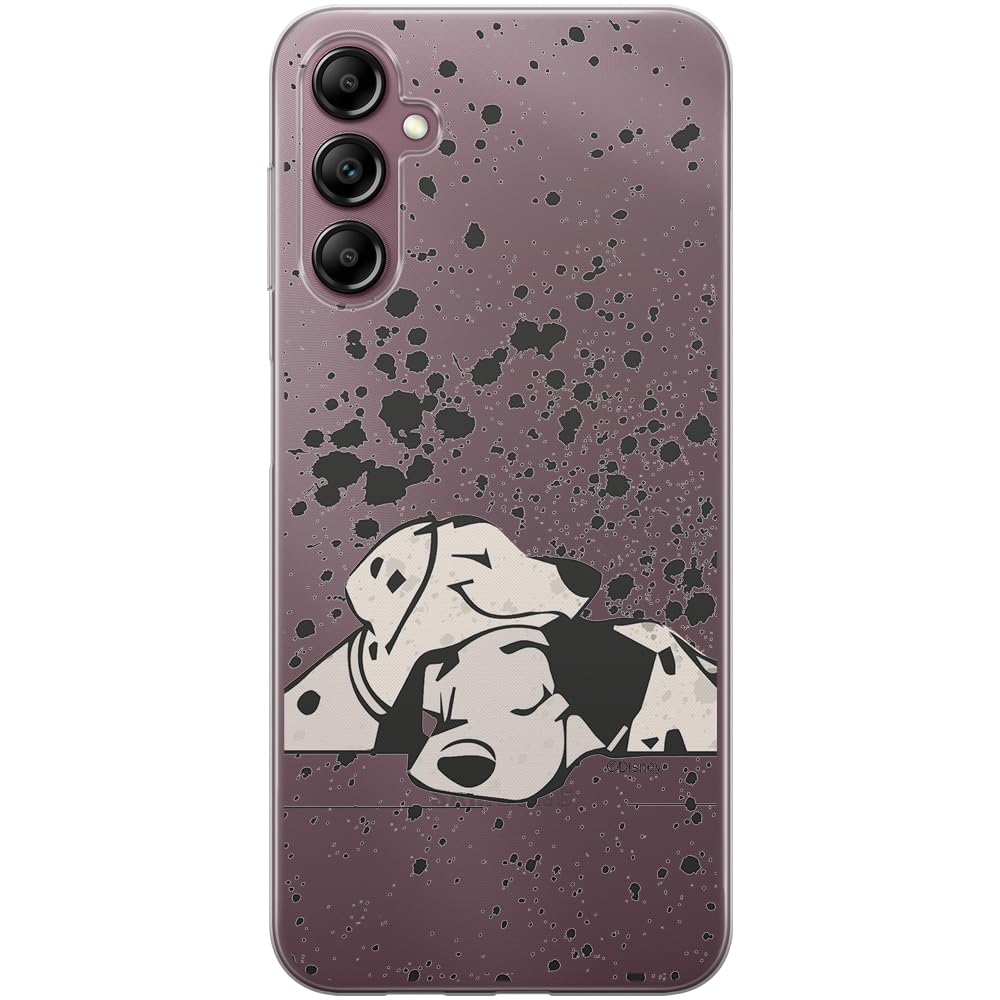 ERT GROUP mobile phone case for Samsung A14 4G/5G original and officially Licensed Disney pattern Dalmatian 003 optimally adapted to the shape of the mobile phone, partially transparent