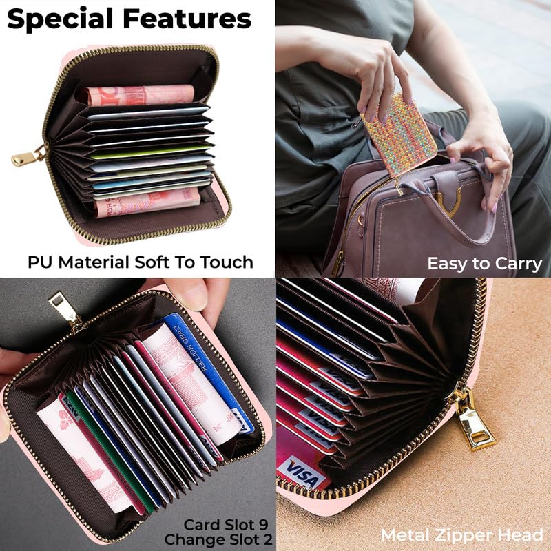 Image of Kraptick Wallet for Unisex - The Ultimate Stylish and Compact Credit, Debit, ATM Card Holder Organizer for Your Cards (Mixed Colors) (DMFP538)