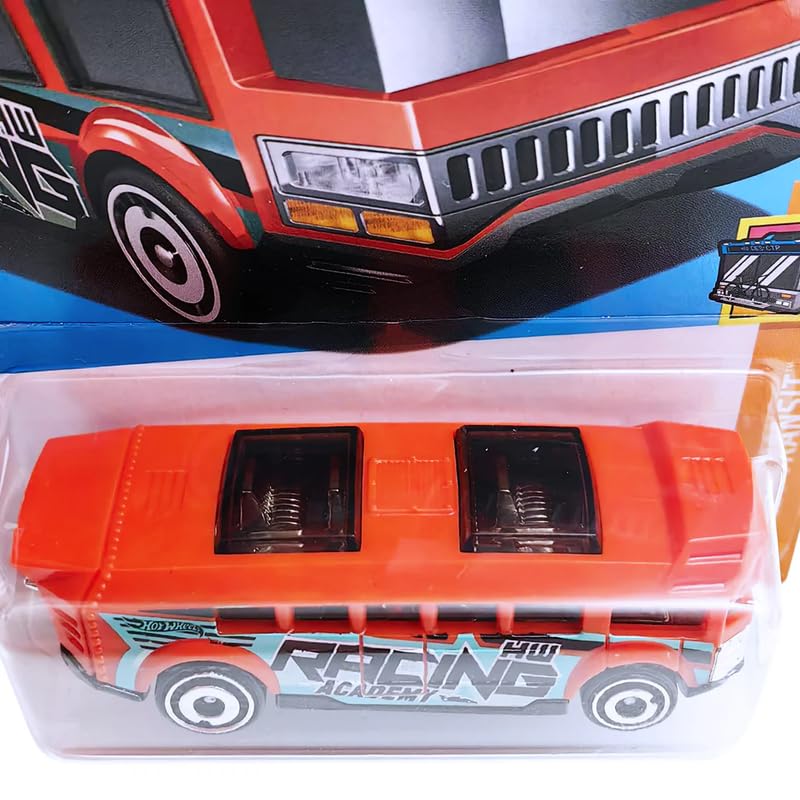 Image of Hot Wheels Let's Race Netlix High HW First Transit for Ages 3 and Up (Red)