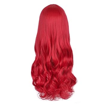 Amazon.co.jp: cosideal 人魚姫 ウィッグ アリエル風 耐熱