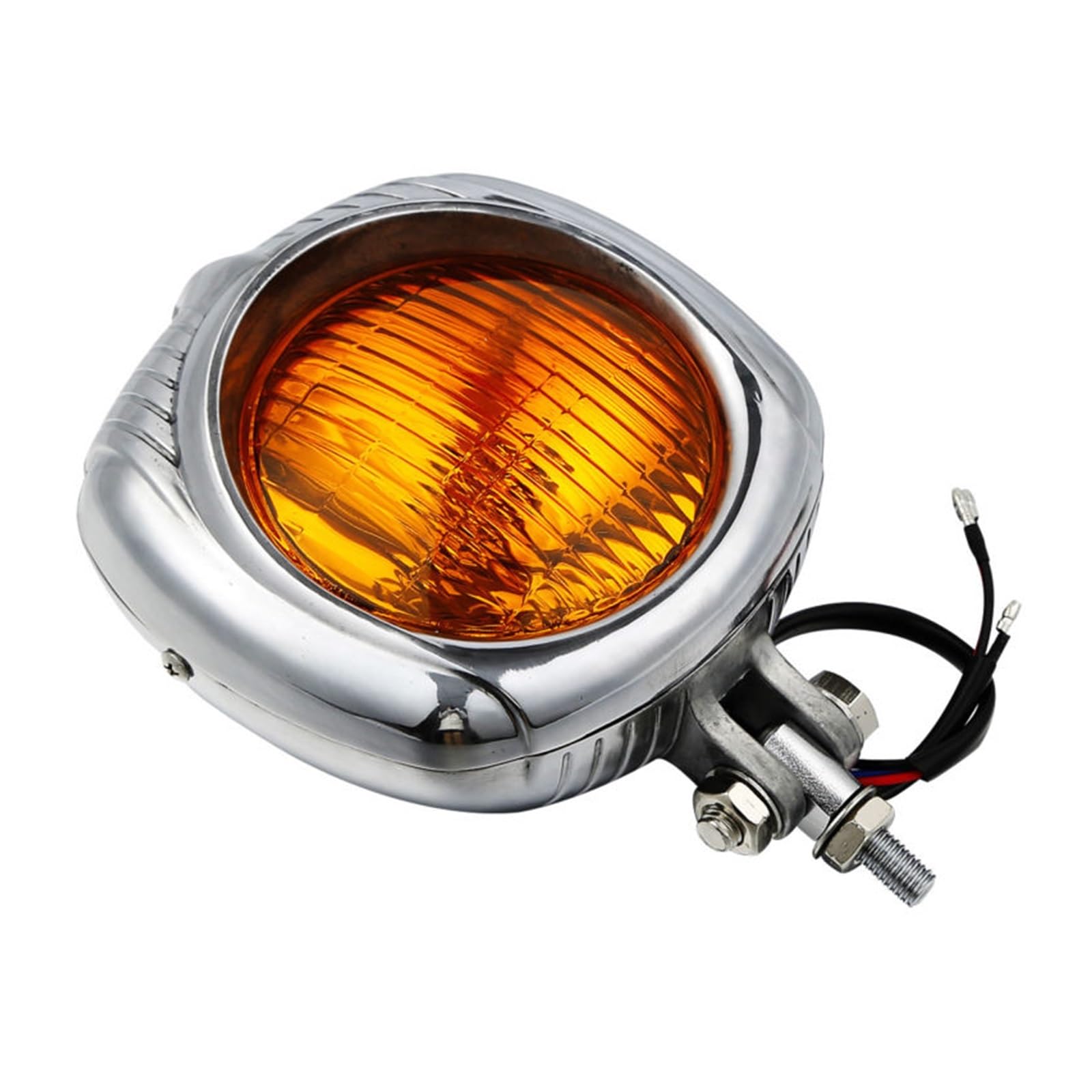 Amazon.co.jp: オートバイヘッドライトオレンジ/クリアレンズハーレー