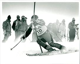 Vintage photo of Alberto Tomba