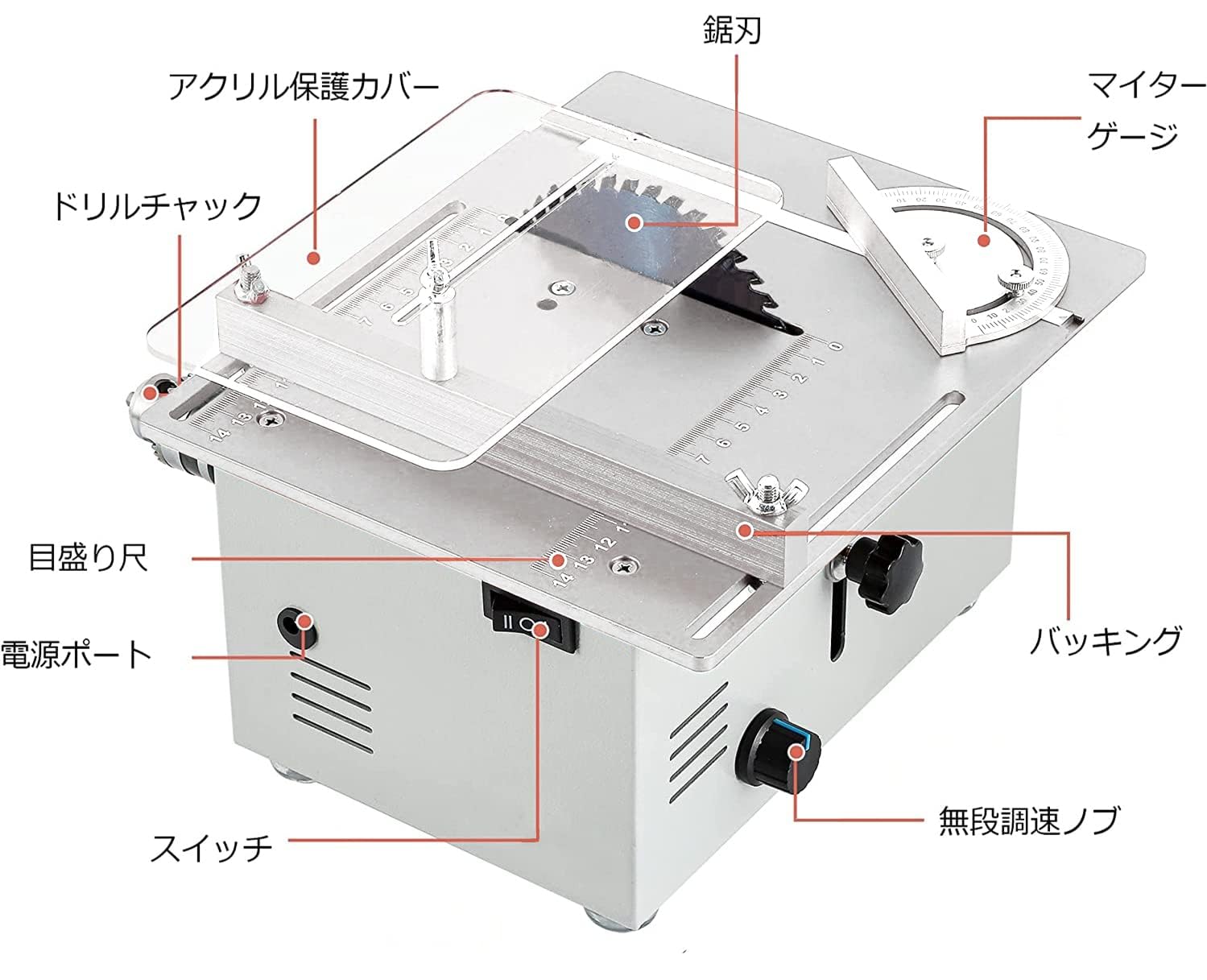 Amazon | ミニテーブルソー 360W ミニ切断機 小型テーブルソー Amazon | ミニテーブルソー 360W ミニ切断機 小型テーブルソー