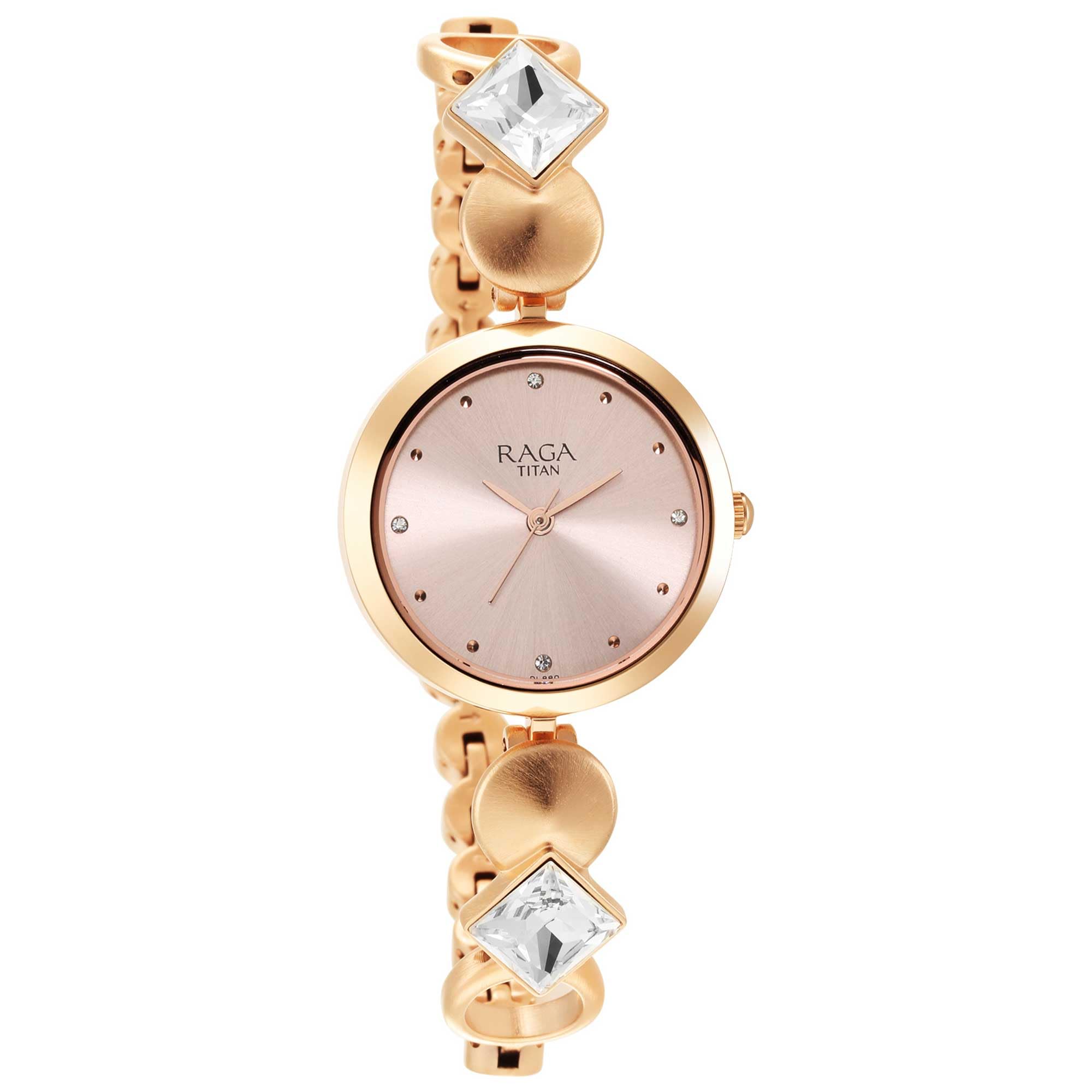 Titan Raga Love All Pink Dial Analog Metal Strap Watch for Women-NS2606WM10 (B09JCFC8PN) Amazon Price History, Amazon Price Tracker