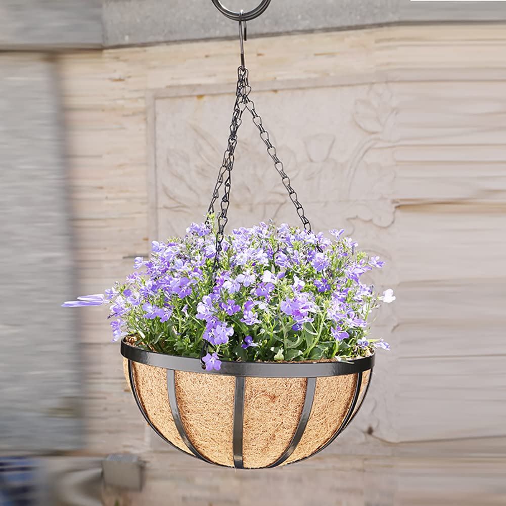 XDW-GIFTS Hängeketten 4 Stück – Je 63,5 Cm, Schwarz, Für Vogelfutterspender, Blumentöpfe, Laternen