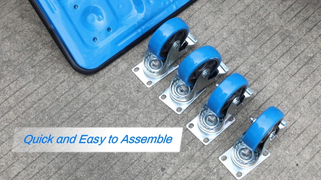 160mm Heavy Duty Swivel Castors Black Rubber Wheel | Ross Castors Castors, Trolley Wheels & Castors Online From Ross Handling - View #9