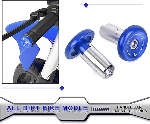 Miniatura 6 de Para Yamaha TTR TW TY WR XG XT XTZ YFZ YZ 125 200 225 230 250 400 426 450 600 F RX Z X 22MM Hand Grip Cover Dirt Bike Handle Bar