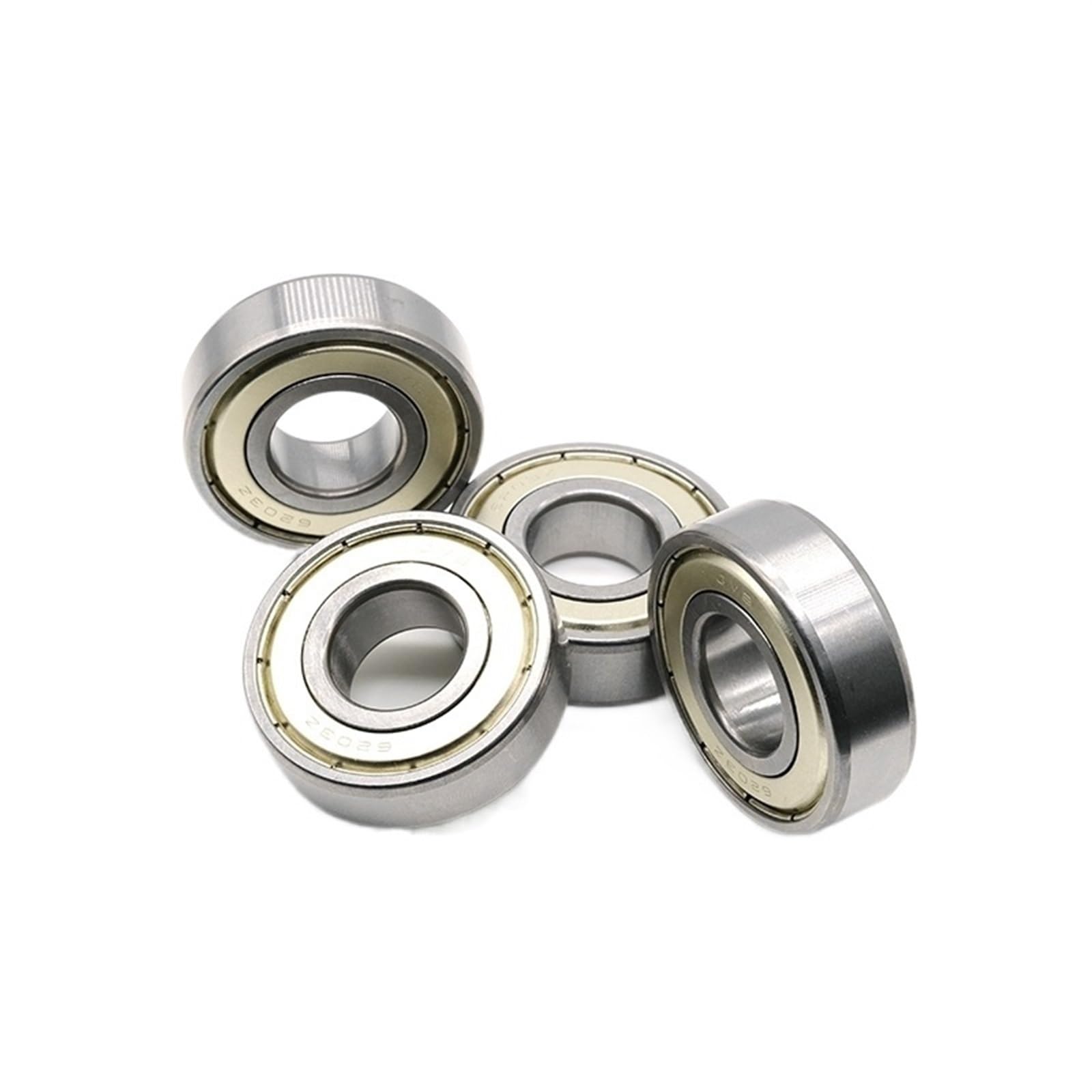 Rodamientos de Bolas sellados de Goma Doble 4pcs 6203ZZ 17x40x12mm ABEC-7 Rodamientos rígidos de Bolas