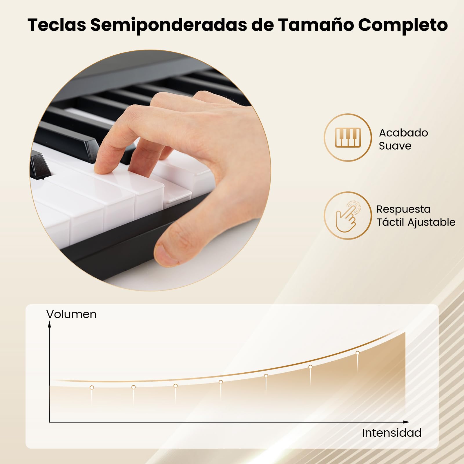 COSTWAY Teclado Piano Plegable de 88 Teclas, Teclas Piano de Teclado Digital con Teclas Semipesadas y Función de División, 3 Modos de Enseñanza, Pedal de Sustain, Piano Digital con Altavoces