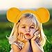 Yellow Bear Ear Headband and Tail, Halloween Costume Accessory Set with Cute and Fashionable Yellow Headband