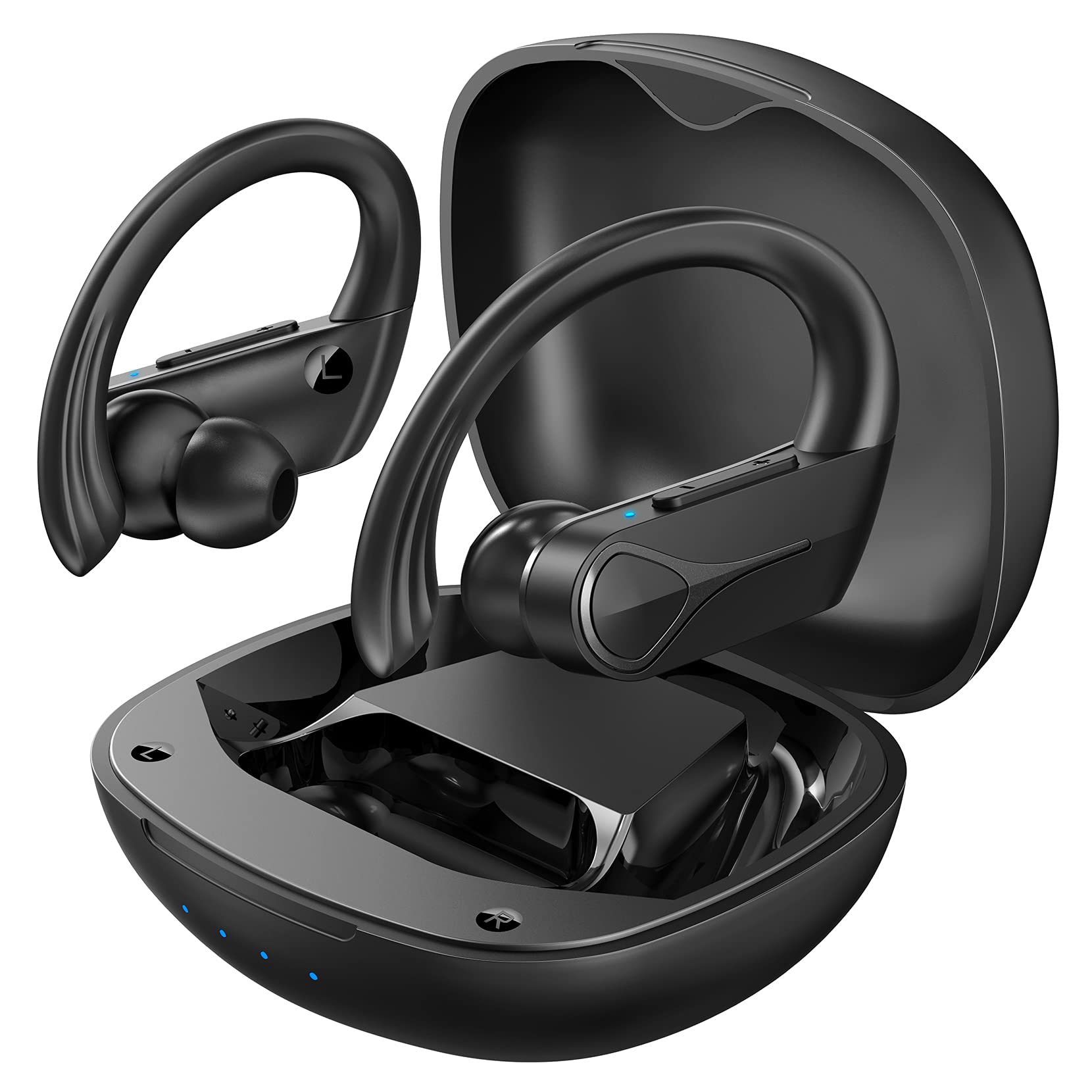 Wireless Earphones, Flame Solo Wireless Earbuds, Deep Bass IPX7 Waterproof Bluetooth Earbuds, 28H Playtime, USB-C Fast Cha...