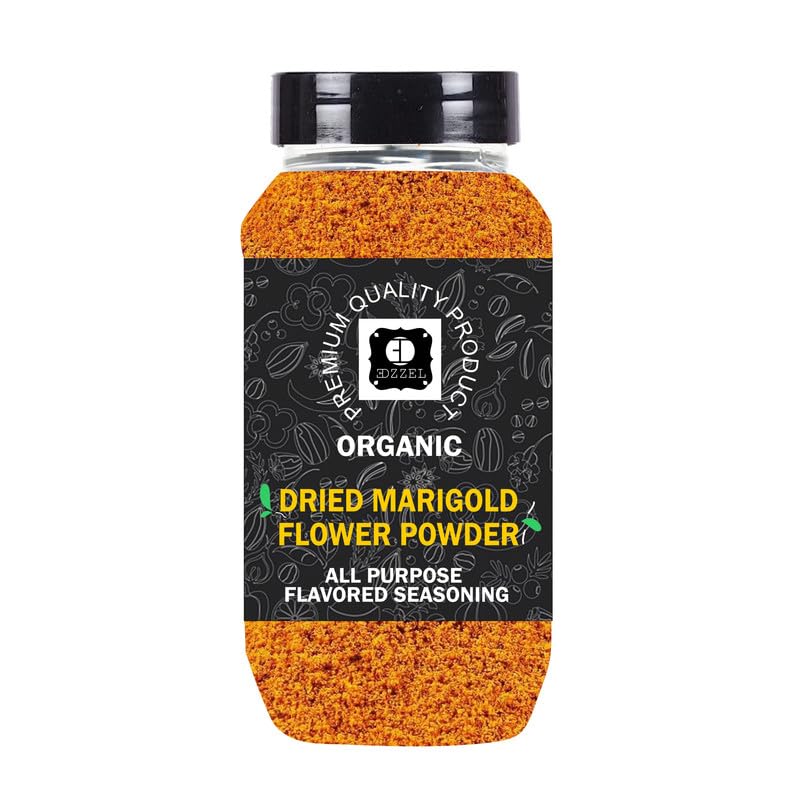 EDZZEL Natural Dried Marigold Flower Powder 10 Oz / 283.49 Gram ( Set Of 1 )