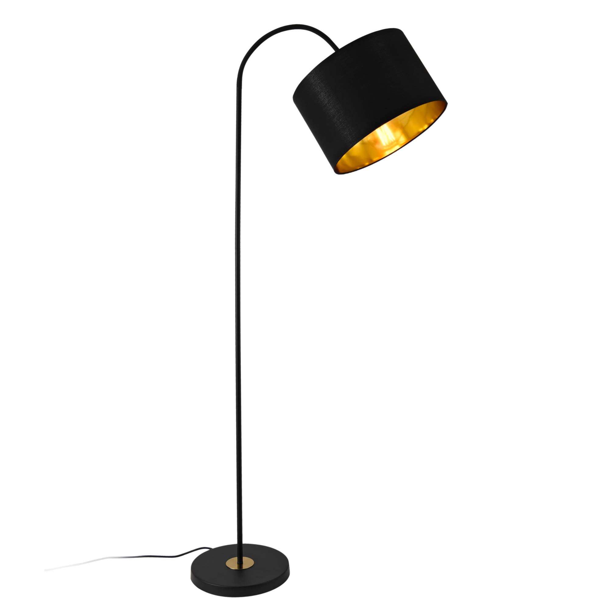 Lampa podłogowa 173 cm Toledo E27 czarny