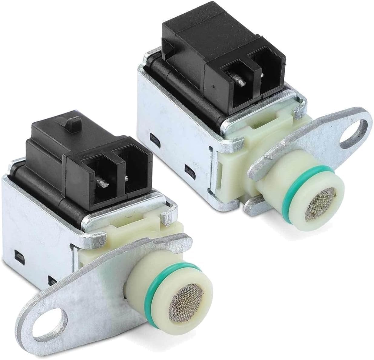 Transmission Shift Solenoid (1-2 & 2-3) A&B 24230289 & 24230288 Compatible with Chevrolet Silverado 1500/2500/3500, Tahoe, Blazer, Express, C1500/2500 Suburban & More, Automatic 4 Speed Trans 2PC