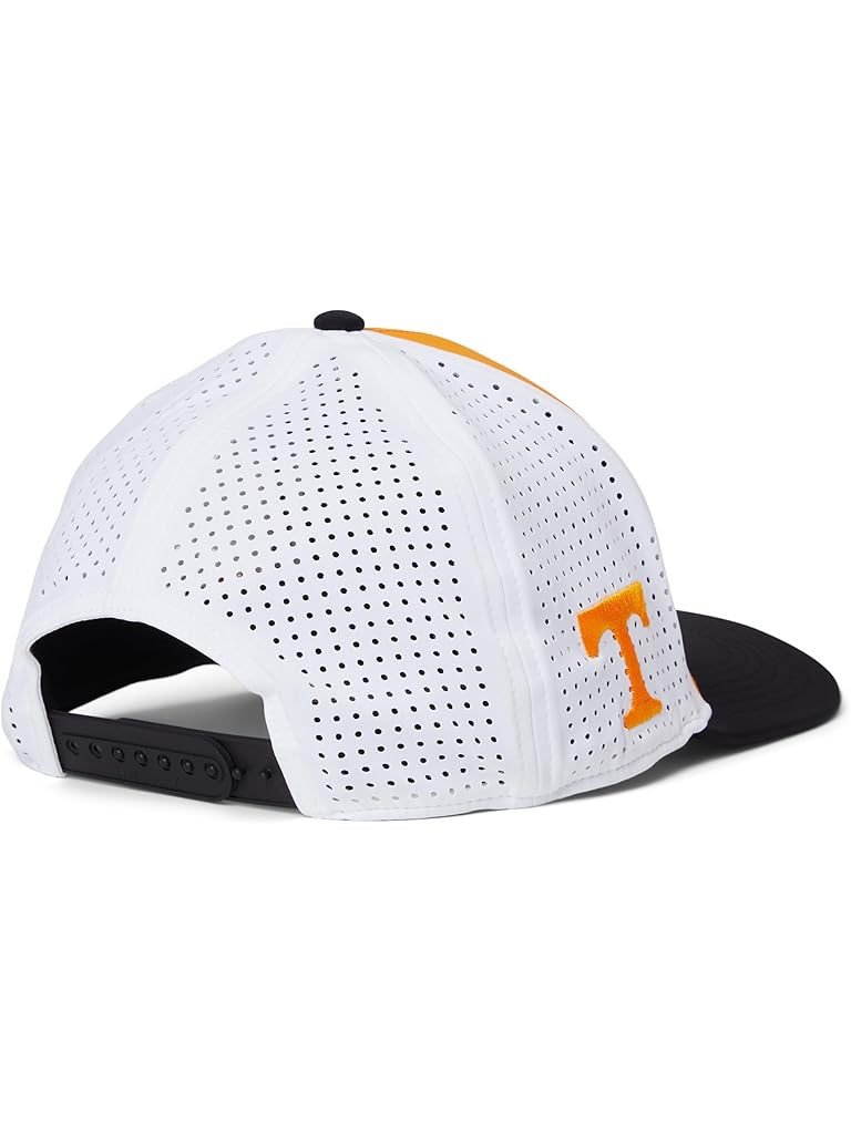White Black Clover Tennessee Benchmark Adjustable Snapback Hat