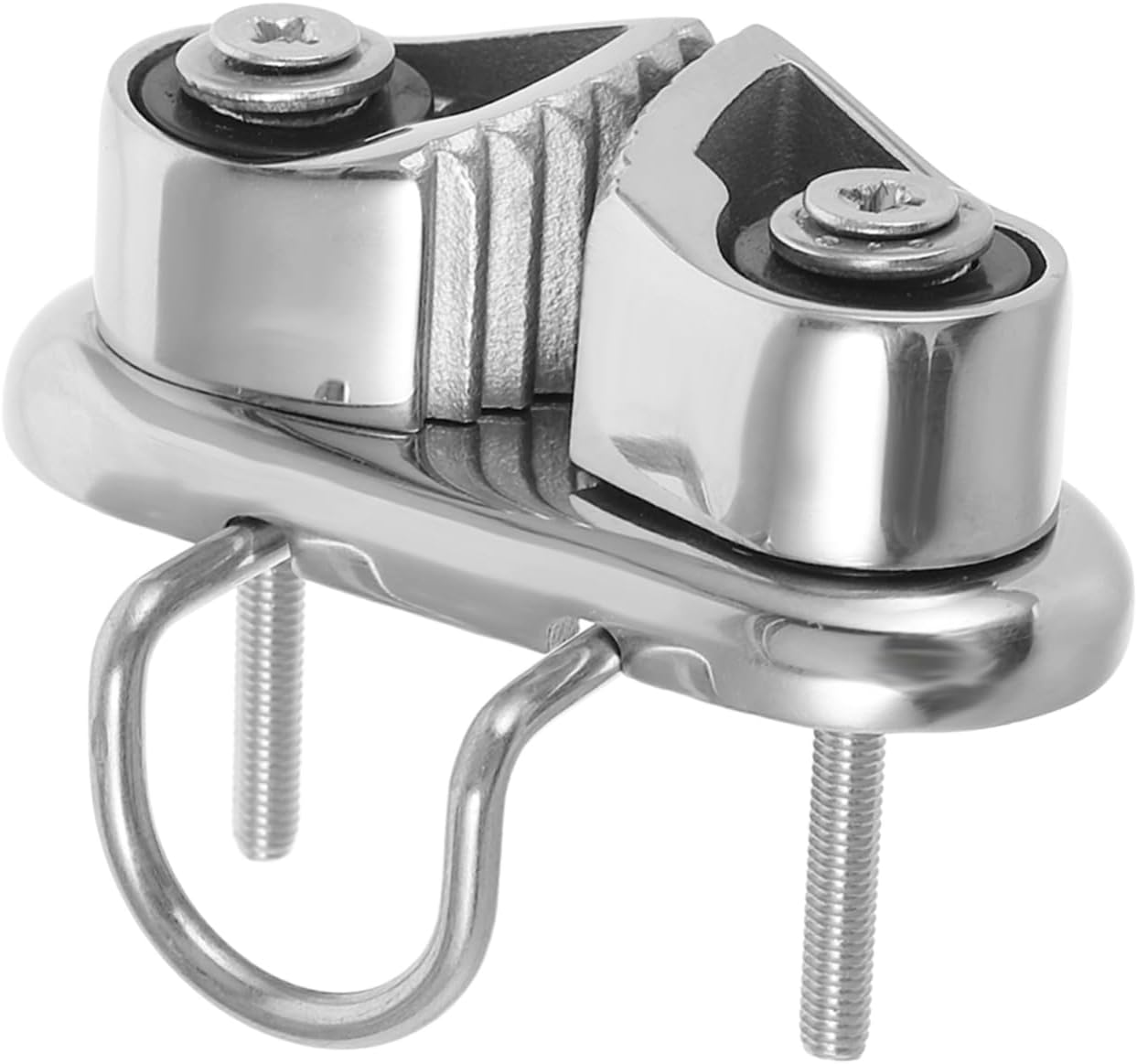 LIOOBO Stainless Steel Sailing Cam Cleat Fast Entry Kayak Cleat Marine Boat Hardware Rope Clamp for Yacht