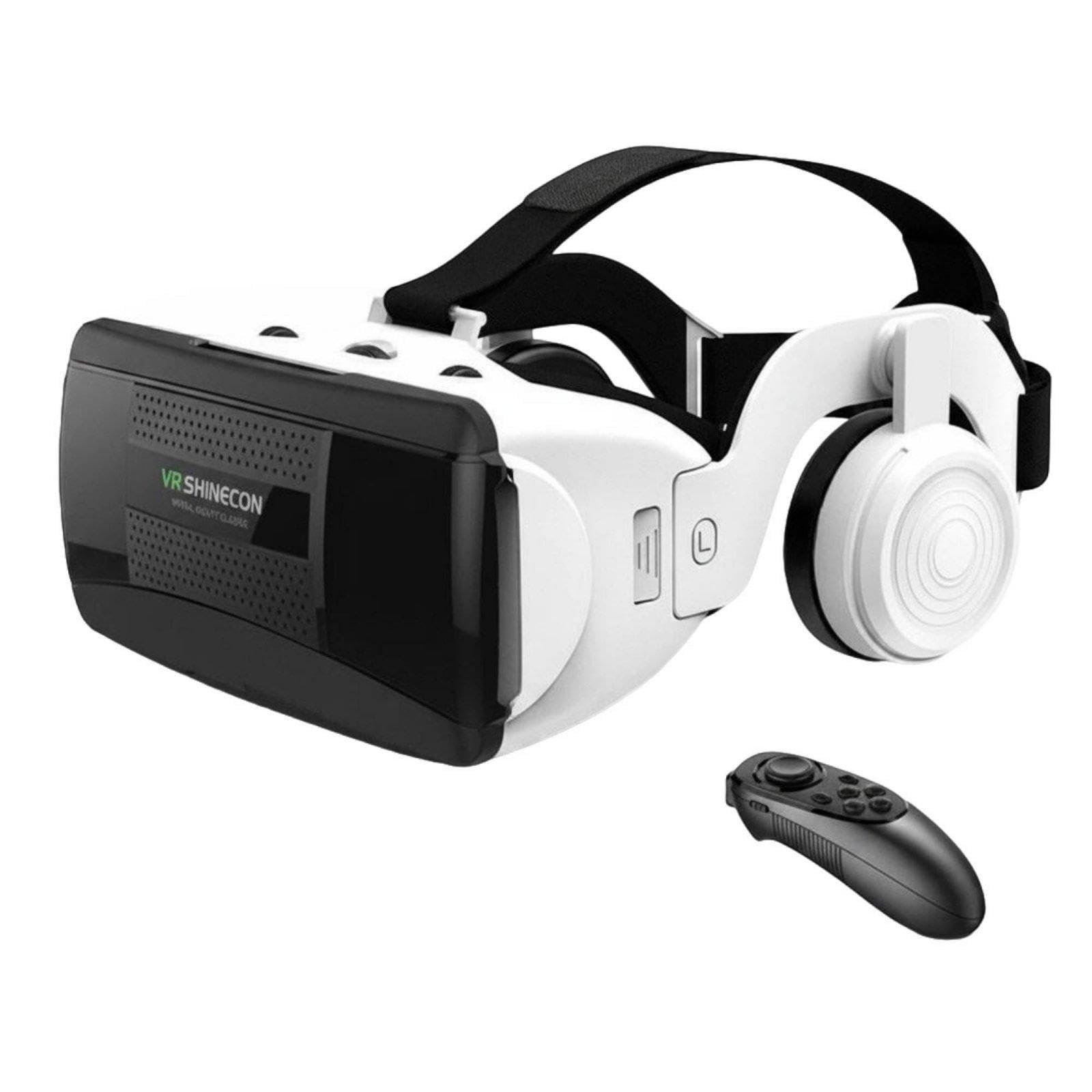 Smartphone Stereoscopic Viewer Viewer Built-in Headphones Phone Stereoscopic Viewer Headset Lightweight Design Simulated Reality Glasses G06eb Headphone 052|Collectibles| Photographic Ima-picture-21