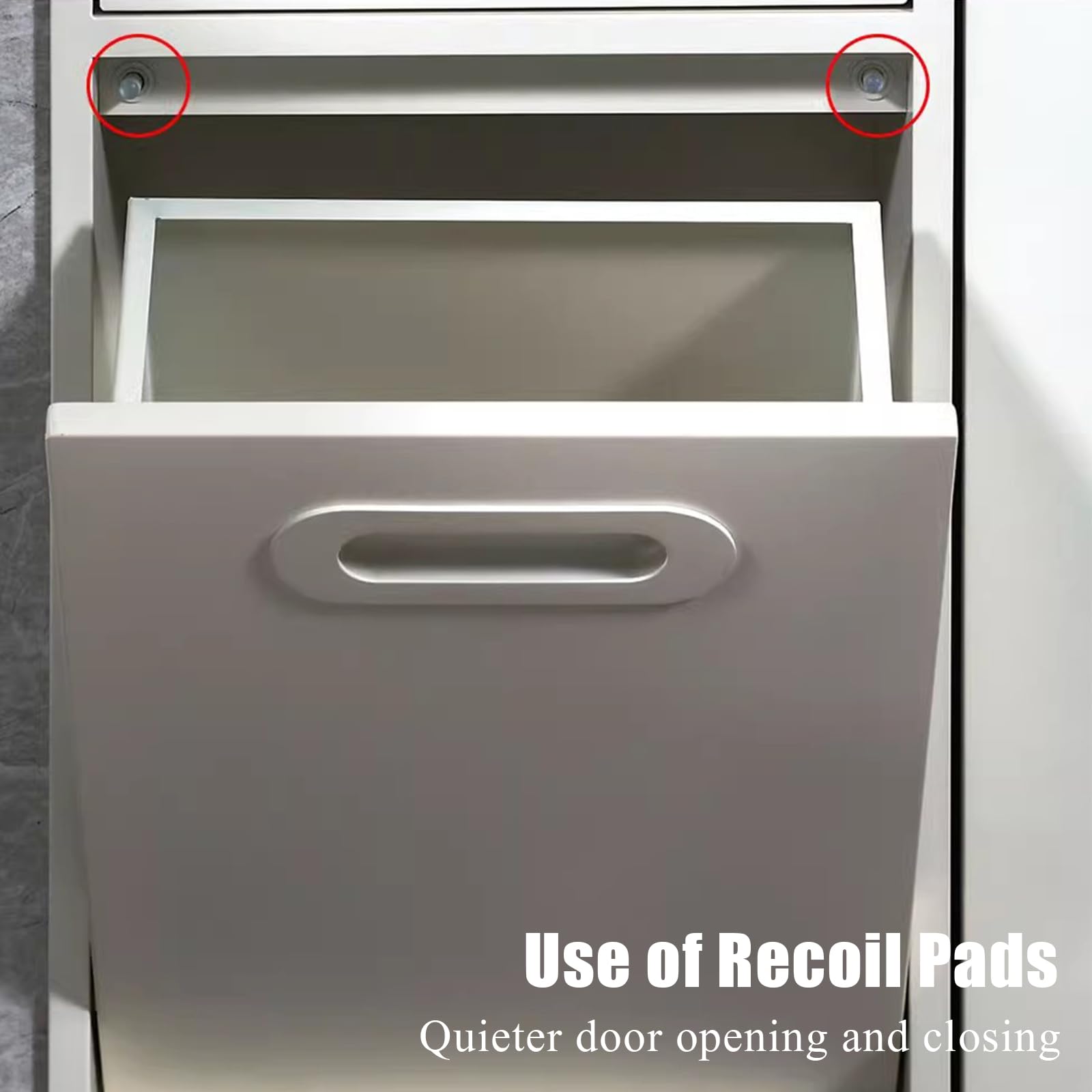 Nicho de Ducha de Acero Inoxidable 30x50x14 cm Blanco con Soporte para Papel Higiénico