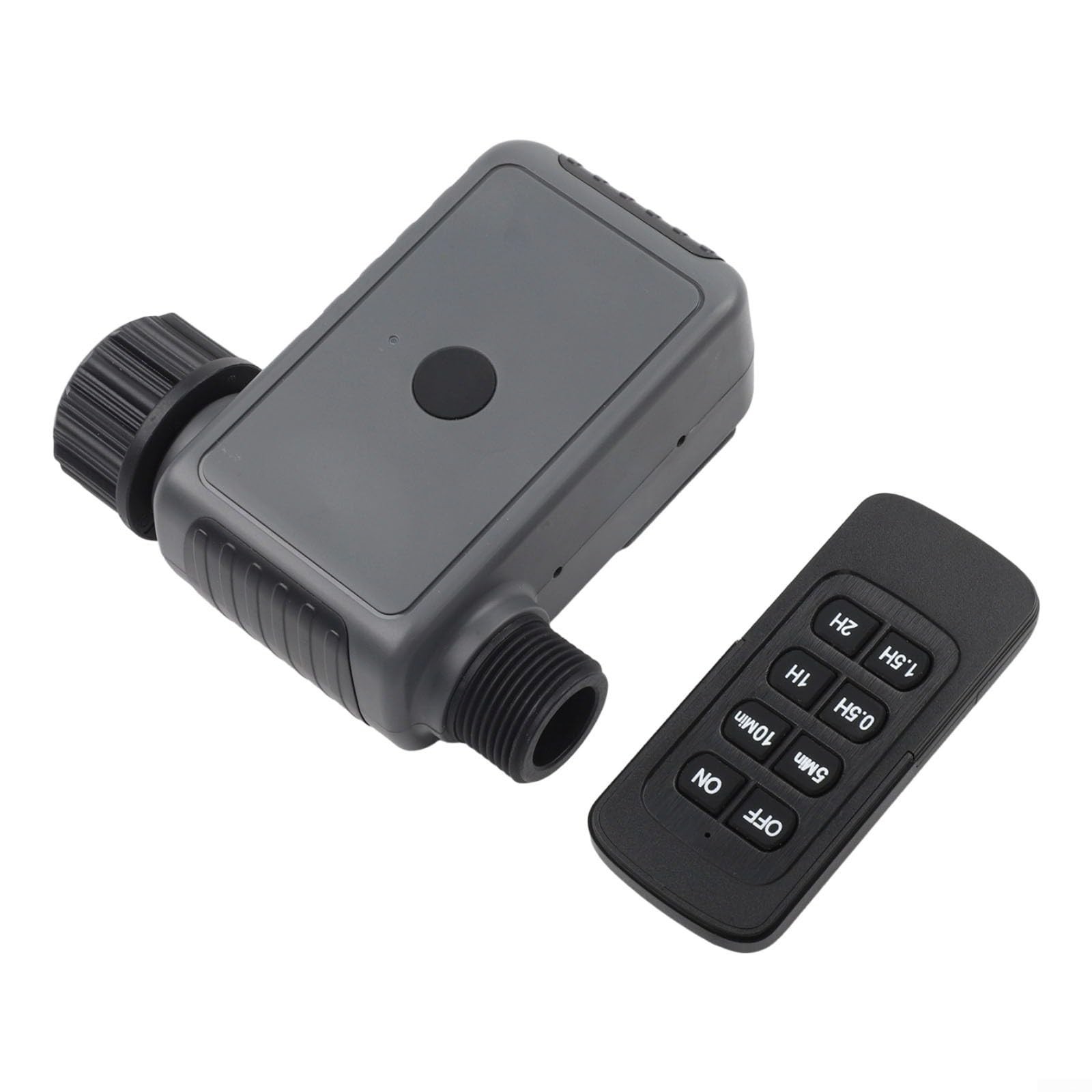Controlador inteligente de válvula de agua con control remoto de 50 m, temporizador automático de riego de jardín, 6 ajustes de duración, IP55 al aire libre