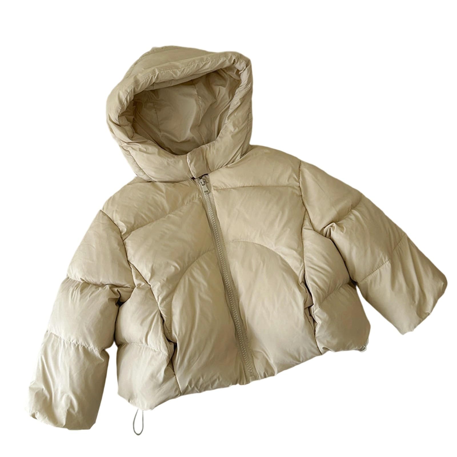 Generico Giubbino Invernale Bambina,Piumino Invernale Per Bambine Con Cappuccio Caldo Cappotto Per Bambini Leggero E Antivento Per Il Freddo