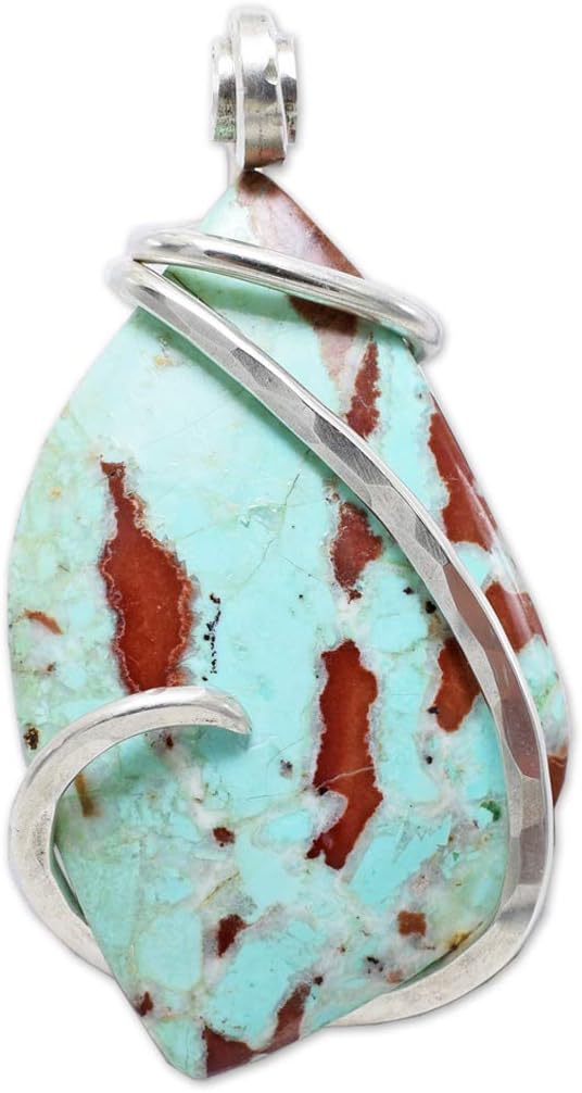 Bella DesignsMoroccan Chrysocolla Pendant Necklace by Stones Desire
