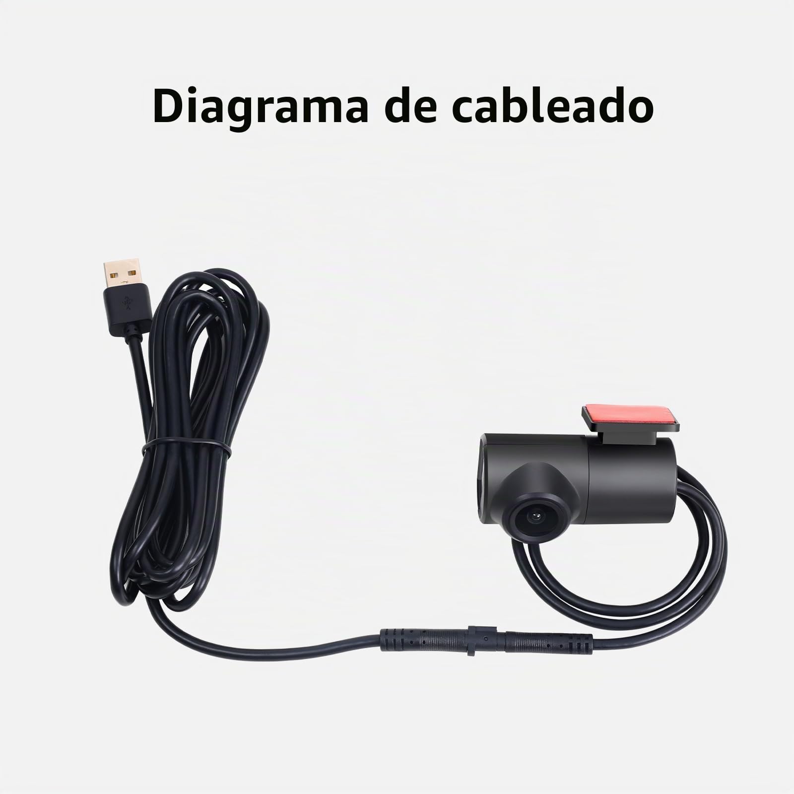 Eonon Cámara Frontal para radios Eonon Android Autoradios, Mini dashcam para Coche, 120° Gran Angular, 1280 × 720p A100