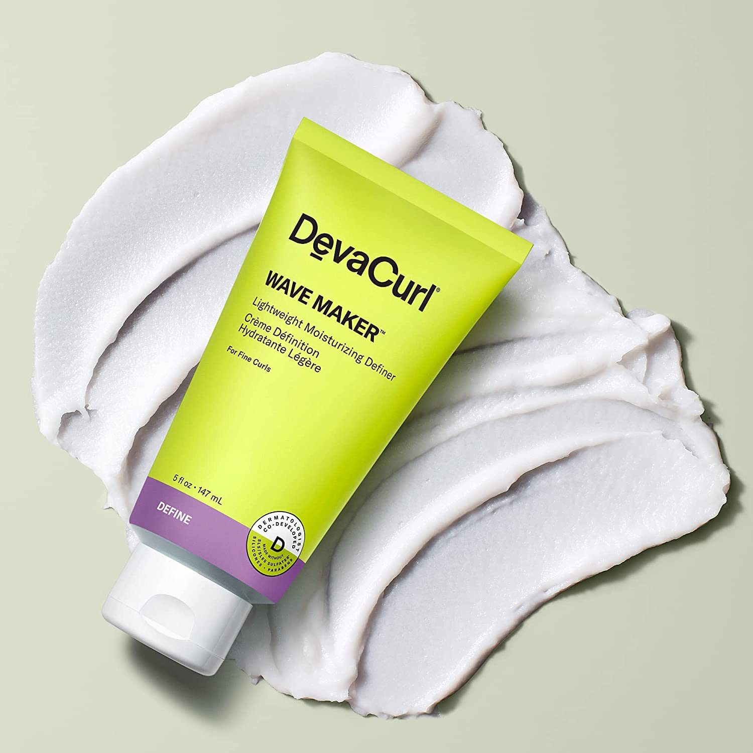 DevaCurl Wave Maker Lightweight Moisturizing Definer | Hydrates and Smooths Curls | Tames Frizz Up To 48 hours