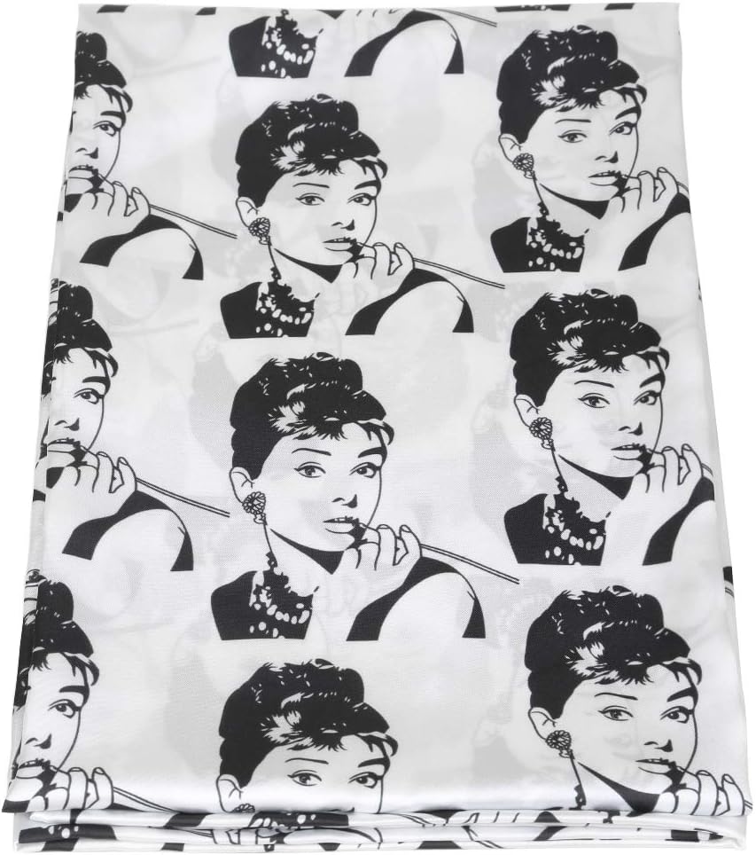 Scarf for Girl Women Boy Dress Gift Fashion Shawl & Wrap White/Black