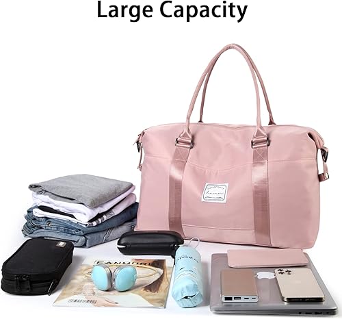 Miniatura 6 de Bolsa de fin de semana para mujer, bolsas de viaje para mujer, bolsa de gimnasio deportiva para fin de semana, bolsas de hospital para trabajo y