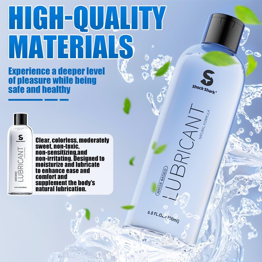 Miniatura 6 de Lubricantes lubricantes de 7 onzas líquidas para privacidad Lubricante sexual anal Body Glide Lubricante a base de agua Lubricante personal Sliquid