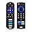 Baby Teether Toy,TV Remote Control Shape Teething Relief Chew Toy for Infants 3-24 Months, BPA Free, 2pcs Black