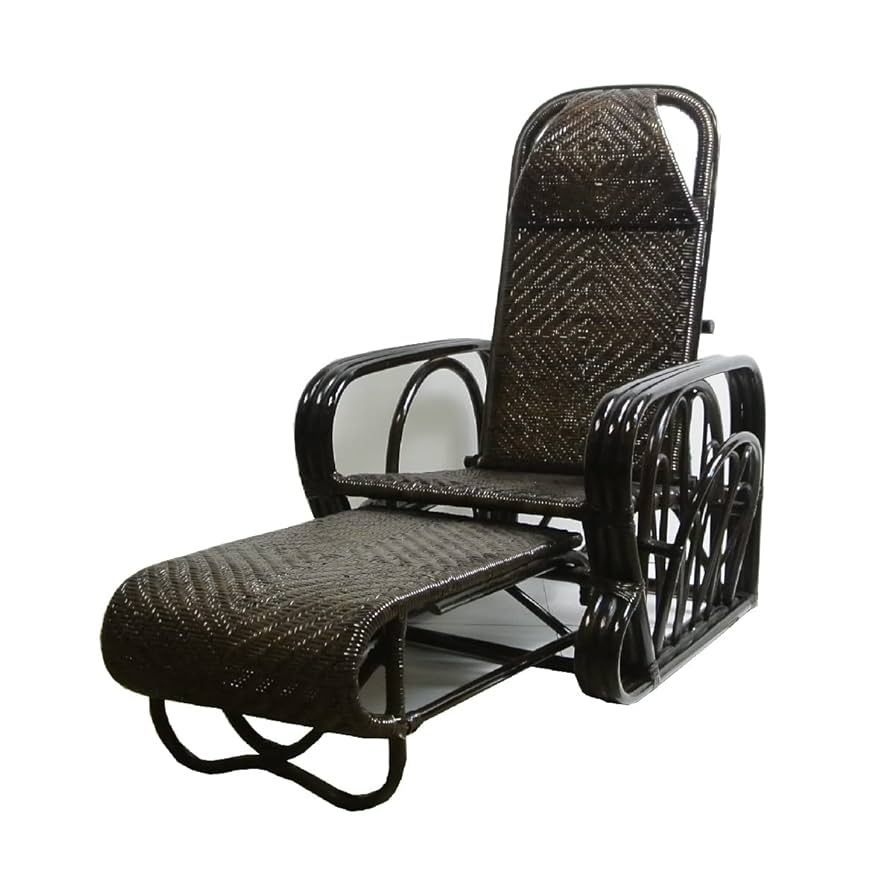 Amazon｜籐 ラタン 三つ折椅子 リクライニングチェア