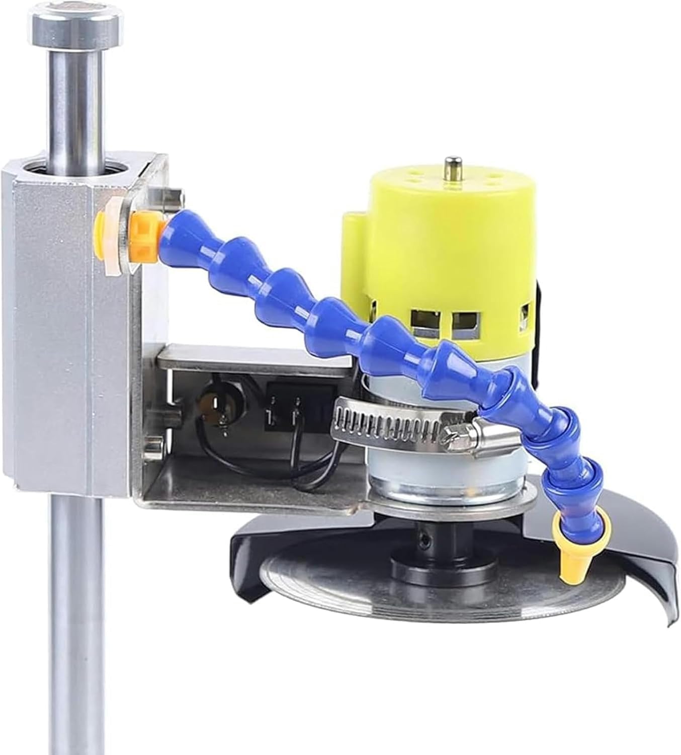Cortador de botellas eléctrico, máquina de corte de vidrio multifunción, disco de 60 mm, 7 velocidades ajustables 2000-6000 rpm, profundidad máxima de corte de 30 mm, para vidrio y cerámica