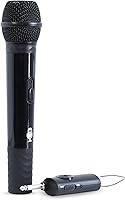 Vista 7 de Singing Machine Micrófono con cable para karaoke (negro) - Micrófono vocal dinámico unidireccional - Micrófono enchufable para máquina de karaoke