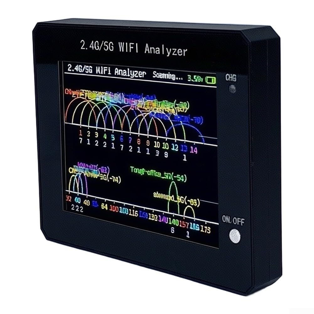 WiFi Segnale Scanner 2.4G 5G Analizzatore Canale Finder