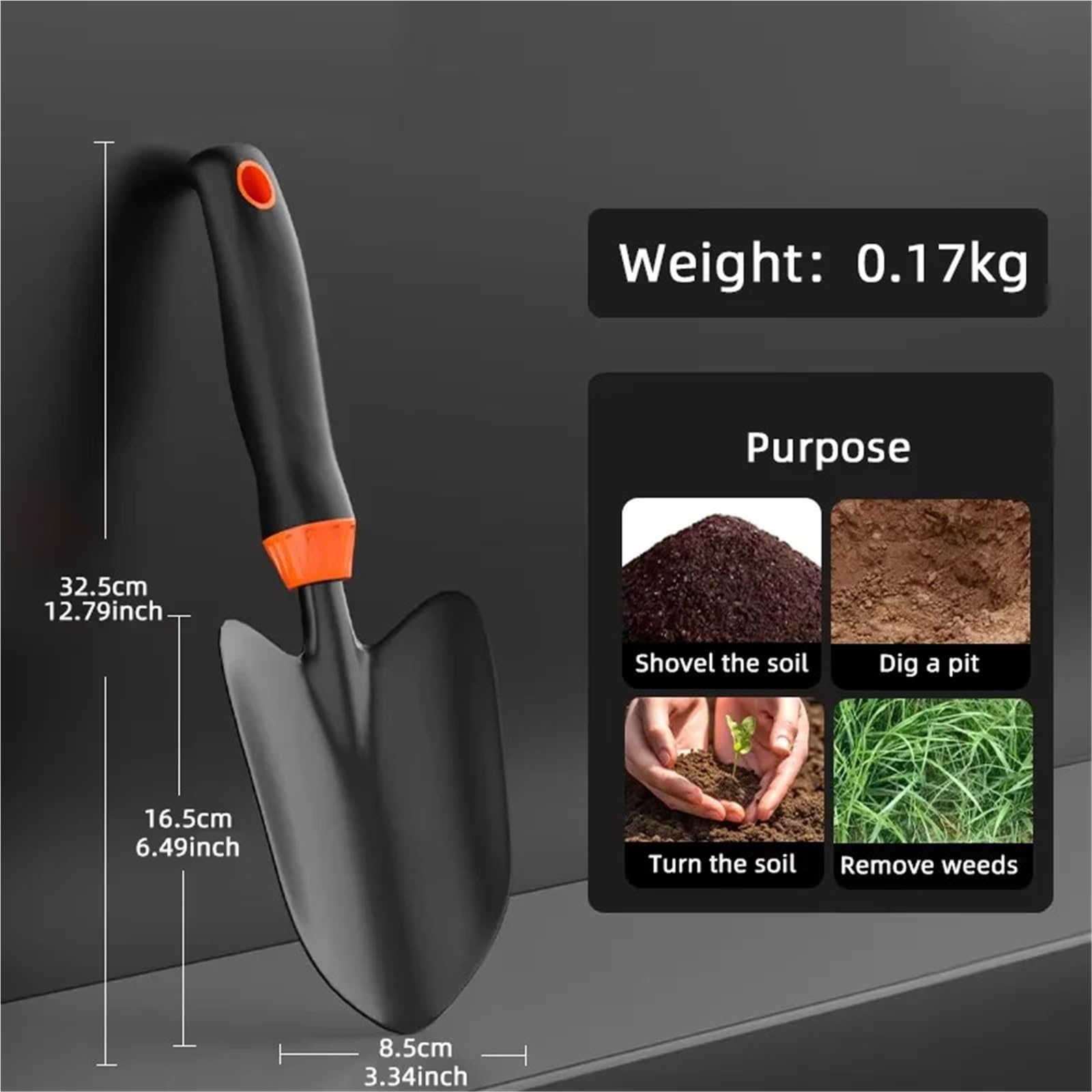 Handgabel Gartenwerkzeug Kultivator Unkrautstecher mit ergonomischem Griff for Rasen, Garten, Landwirtschaft, Umpflanzen, Gartenarbeit und Bonsai(14)