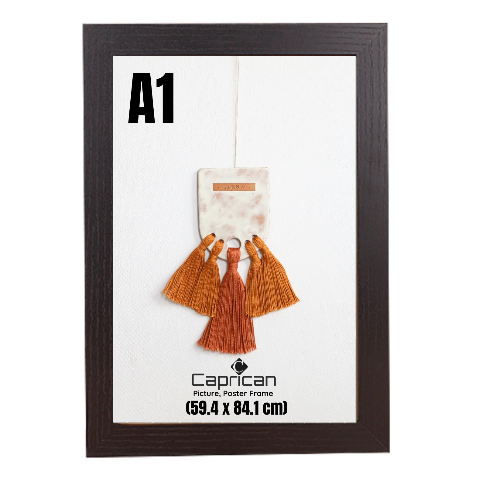 Caprican ( A1 (59.4 X 84.1 Cm)) Multi Size Mdf Wood Wall-Mounted Photo Frames Black
