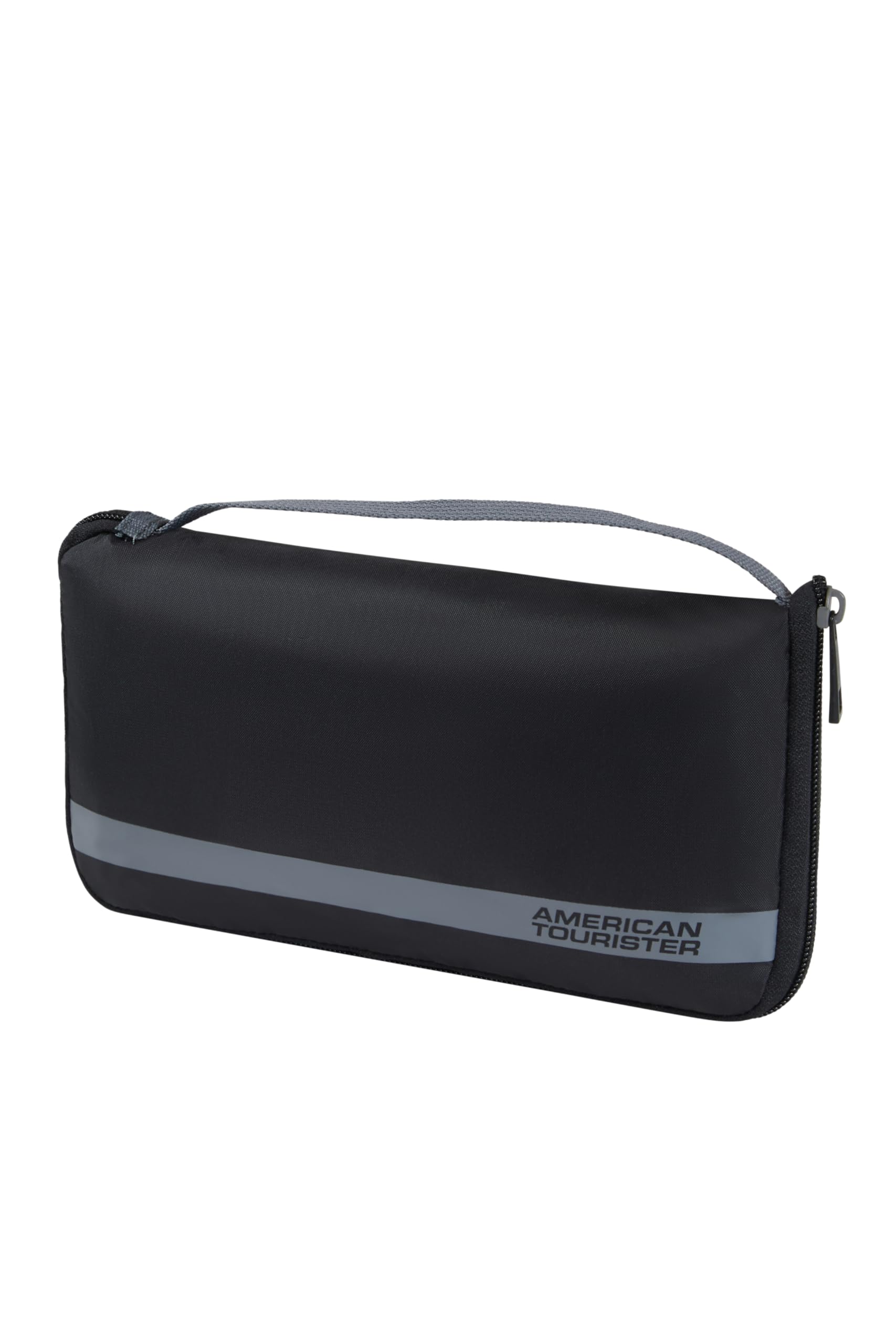 American Tourister - Luggage Cover L, Foldable Suitcase Cover, Travel Suitcase Protection, 71 x 50 x 30 cm, Black/Grey