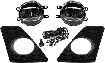 مصابيح ضباب 2 قطع متوافقة مع لكزس GS350 GS450h F Sport Model 2013-2015 Grilles Led Bumper مع مجموعة التبديل
