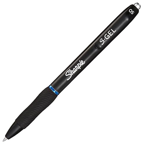 Miniatura 7 de SHARPIE S-Gel - Bolígrafos de gel, punta media (0.028 in), verde, punta fina (0.020 in), azul, 24 unidades