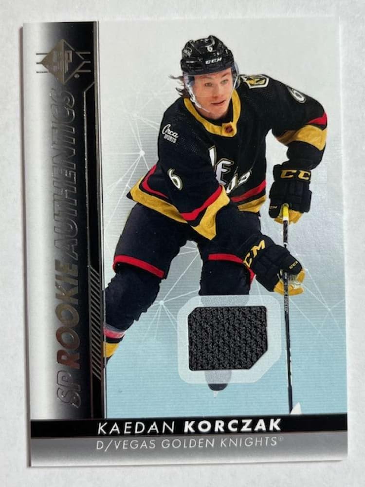 Amazon.com: 2022-23 Upper Deck SP Jersey #136 Kaedan Korczak RC