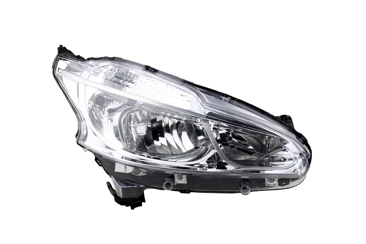 Johns Faro alogeno adatto per Peugeot 208 03/2012-05/2015 Lampadina destra