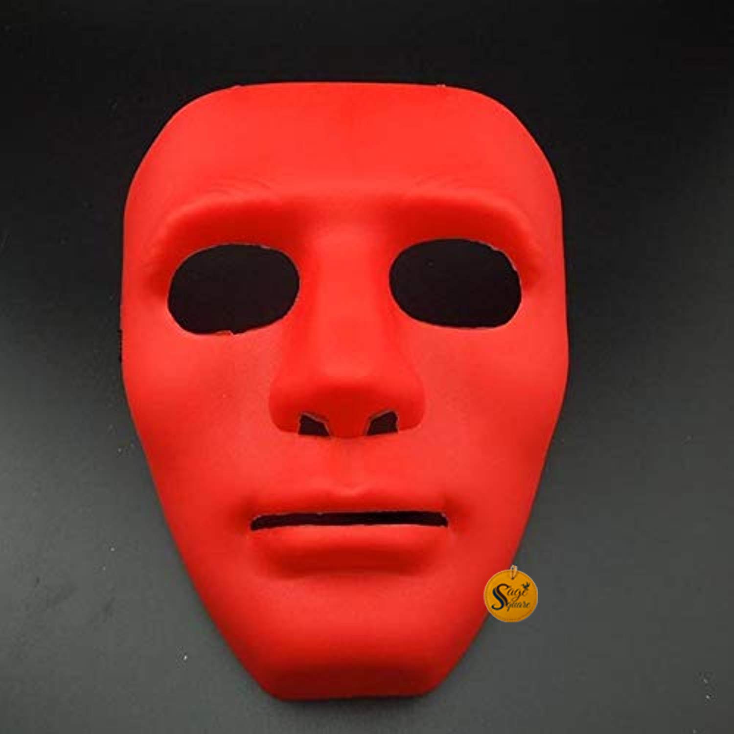 sage square stoneman vendetta comic face mask fawkes mask anonymous vip edition face-mask perfect fit cosplay v for vendetta (red) (pack of 1)- Multi color (B0852492PJ) Amazon Price History, Amazon Price Tracker