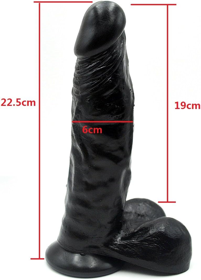 simulations de Consolador Pene flexible con vástago doblado y ...