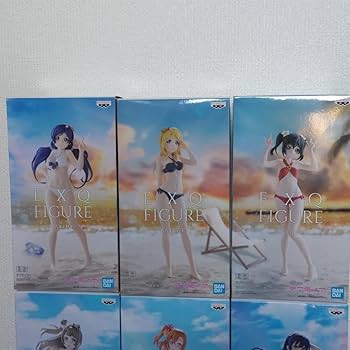 Amazon.co.jp: ラブライブ EXQフィギュア μ's 水着 9個セット : おもちゃ