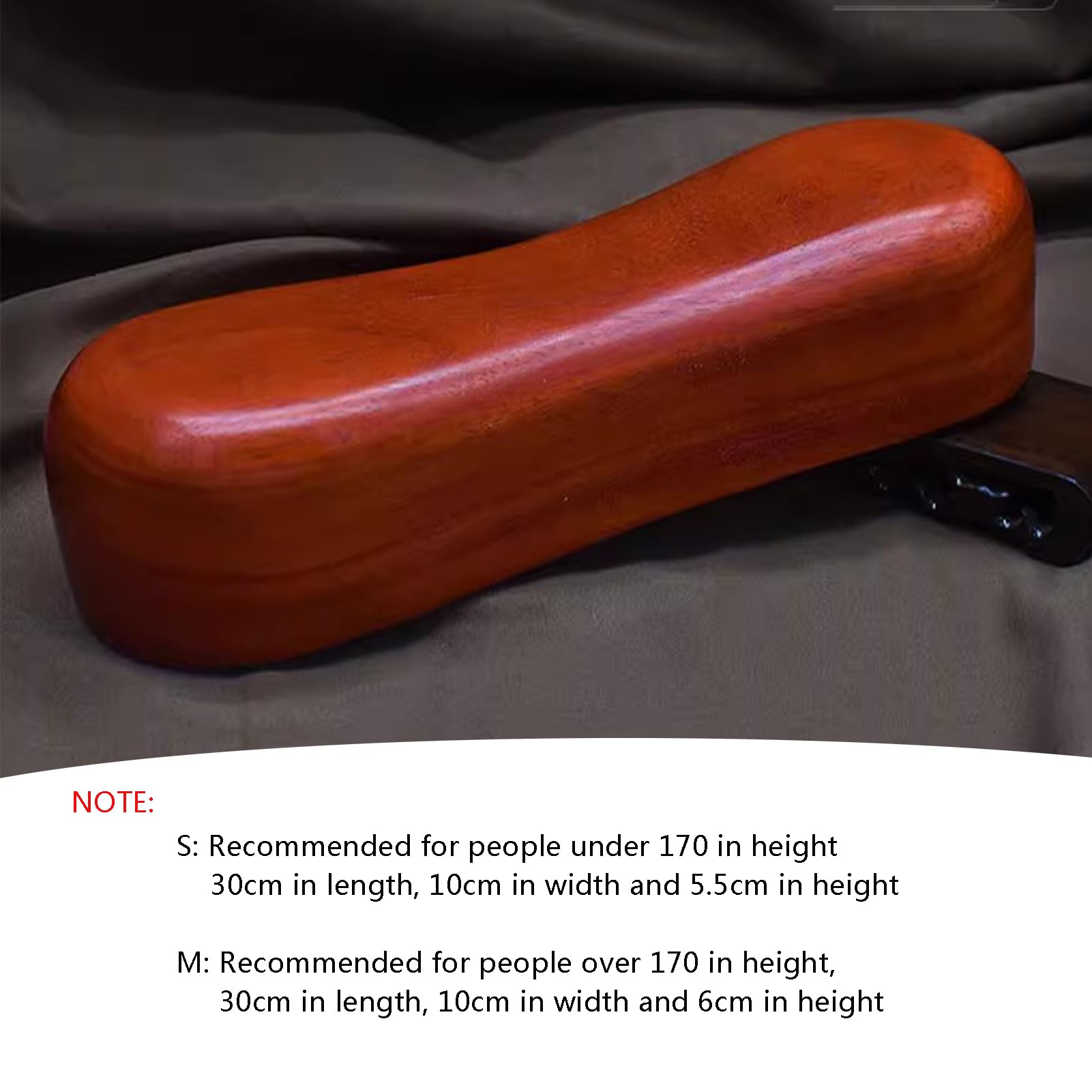 TDHLW Sauna Pillow Back Sleeper Pillows Wood Neck Pillow Sauna Room Pillow Cervical Lumbar Pillow Headrest Pillow for Neck and Back Sauna Room Accessory Cube Pillow,Red,M