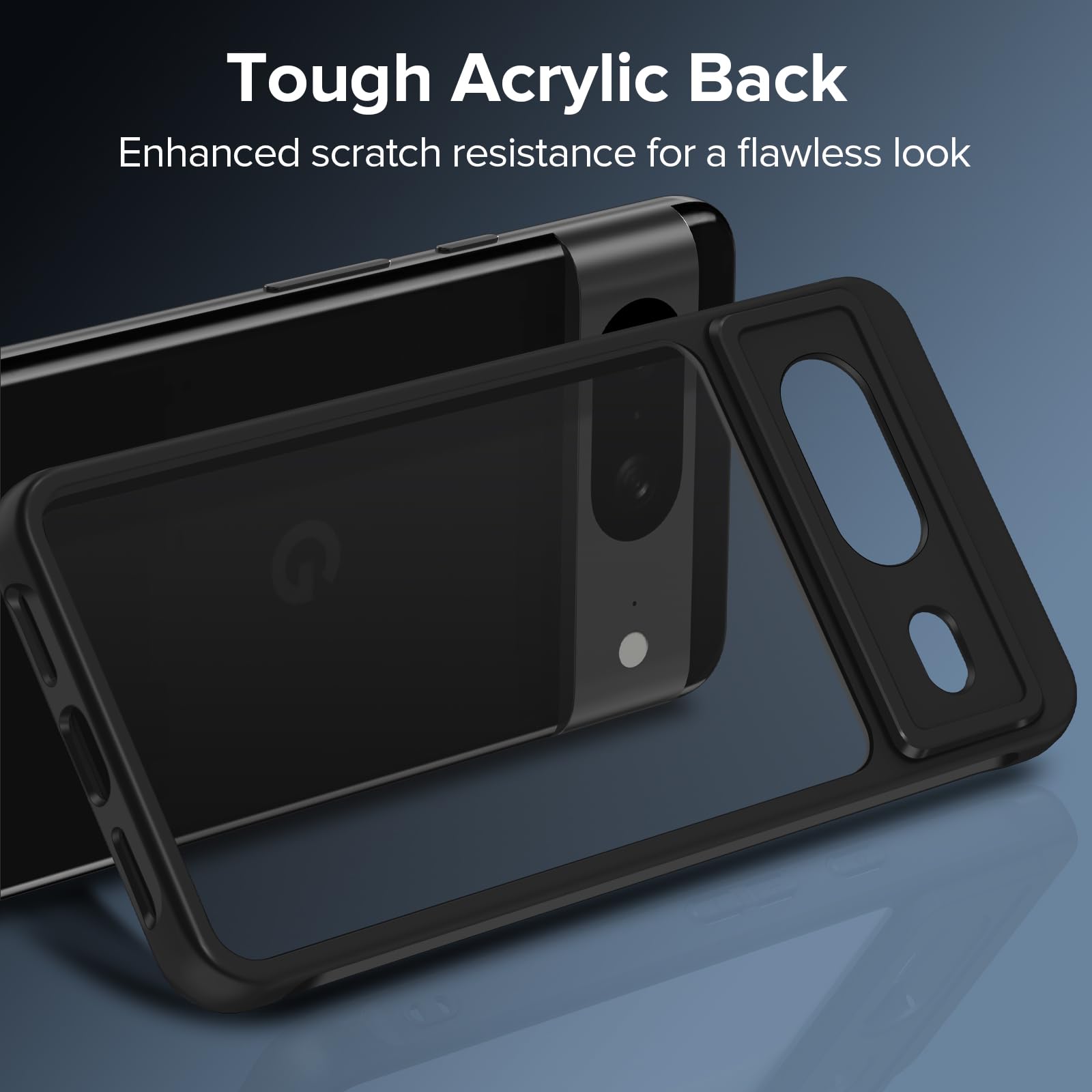 Ivoler Hülle Für Google Pixel 9 Pro XL – Militärischer Schutz, Matte Durchscheinende Rückseite, Schwarz